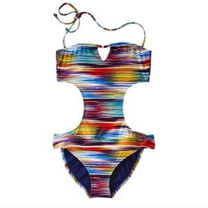 REPOSH!! Mossimo Monokini Multicolor Swimsuit